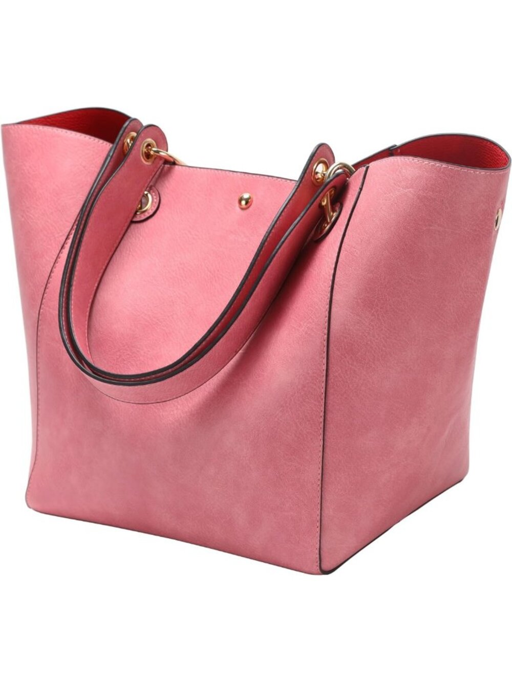 Spacious Women's Work Tote Bag - Stylish Big Bucket Handbag for Everyday Use